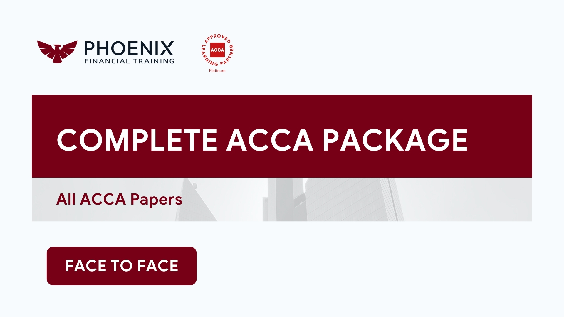 Complete ACCA Package (All 13 papers)
