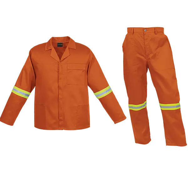 Barron Budget Poly Cotton Conti Suit with Reflective