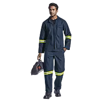 Barron Budget 100% Cotton Conti Suit with Reflective