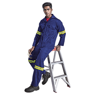 Barron Supreme Poly Cotton Conti Suit with Reflective