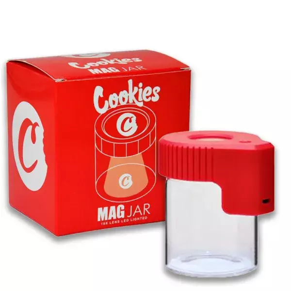COOKIE MAG JARS-Red