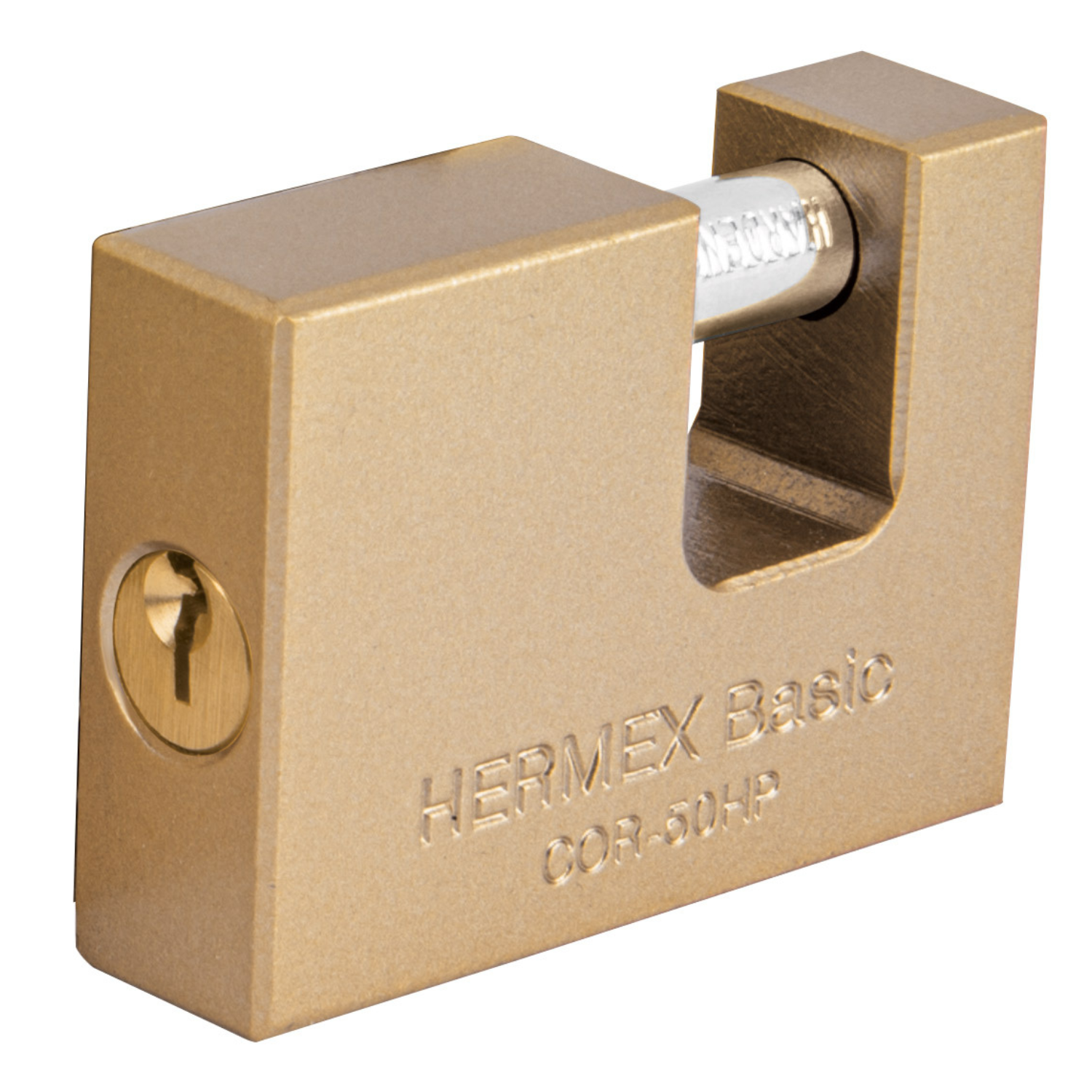 Candado antipalanca 50 mm cuerpo de hierro, HERMEX BASIC - COR-50HP / 22515