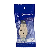 Contacto sencillo, 2 polos 3 hilos, 20 A, Standard, marfil - COSE-MS / 46101
