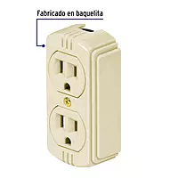 contacto-de-sobreponer-dúplex-2-polos-tierra-a-granel-coso-dag-47041