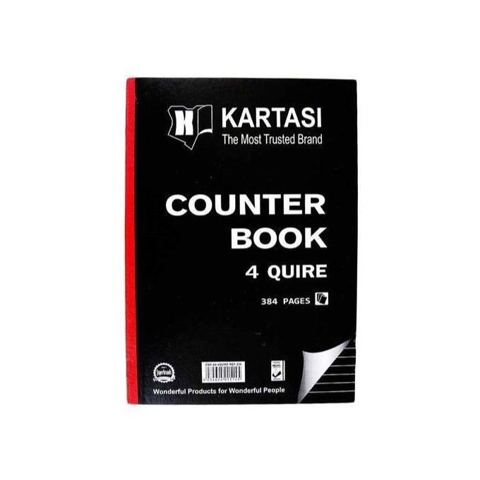 COUNTER BOOK 4Q A4 KARTASI