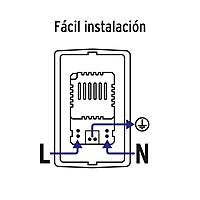 Contacto aterrizado + 2 puertos USB, blanco, línea Italiana - COUSB-IB / 48065