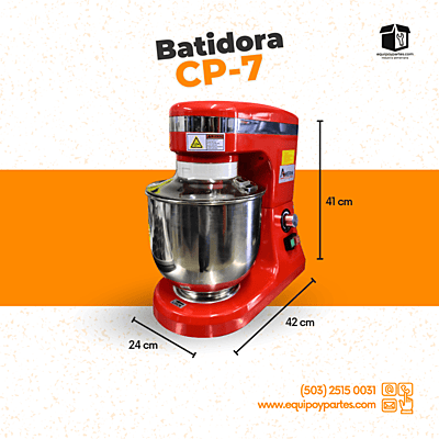 CP-7 PRO RED FOOD MIXER 7 LITER CP-7 PRO RED FOOD MIXER 7 LITER