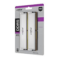 Crucial Pro DDR5-6400 64GB Overclocking Memory Kit - White
