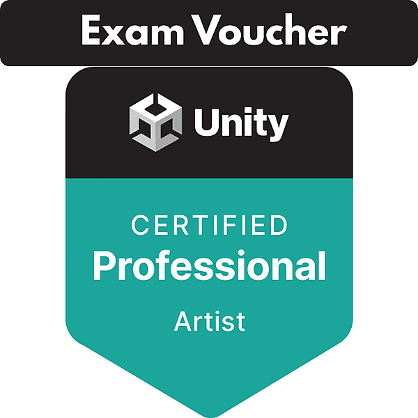 Unity Certified Professional Artist Certification Voucher