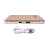 Organizador Cargador Bamboo 15W