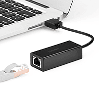 UGREEN CR110 Ethernet Adapter | USB 2.0 to RJ45 - Black