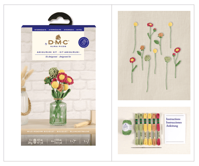 Kit Amigurumi DMC - Wild Meadow Bouquet