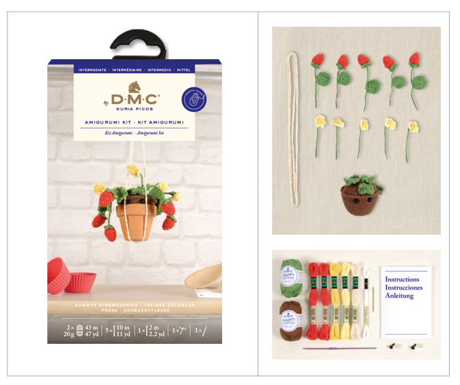 Kit Amigurumi DMC - Pianta di Fragoline