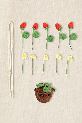 Kit Amigurumi DMC - Pianta di Fragoline