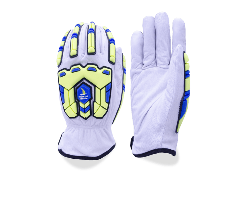 Goatskin glove HPPE Cut A7 Lining,TPR Impact 3