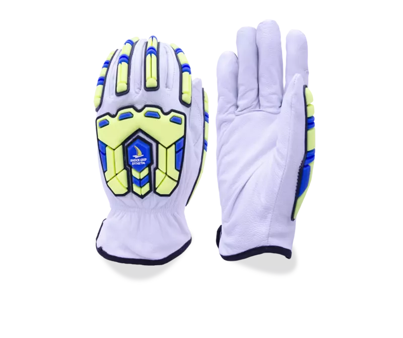 Goatskin glove HPPE Cut A7 Lining,TPR Impact 3