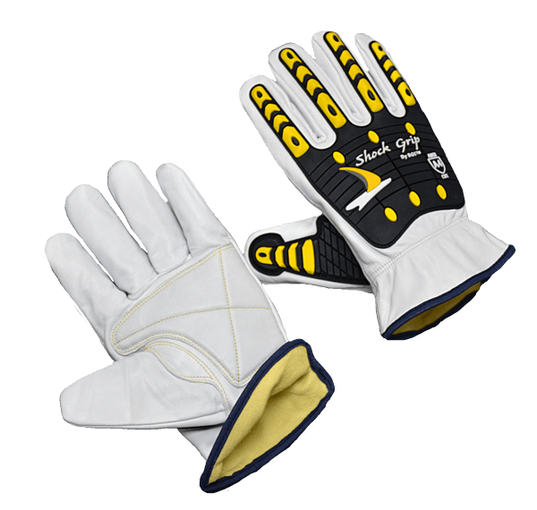 Goatskin,HPPE ANSI A5,TPR Fingers and back,Double palm