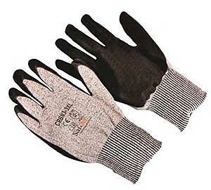 Cut resistant knit, nitrile palm coated, cut level 5