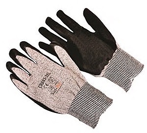 Cut resistant knit, nitrile palm coated, cut level 5