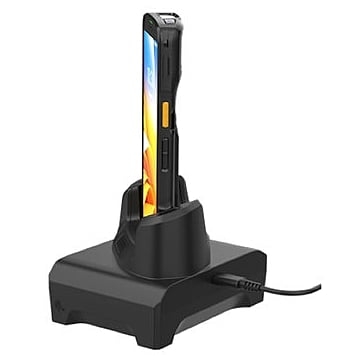 Charge-Only ShareCradle to charge one TC22 / TC27 device WITHOUT a protective boot. Sold Separately: USB-C cable CBL-TC5X-USBC2A-01 and country-specific USB power adapter.
