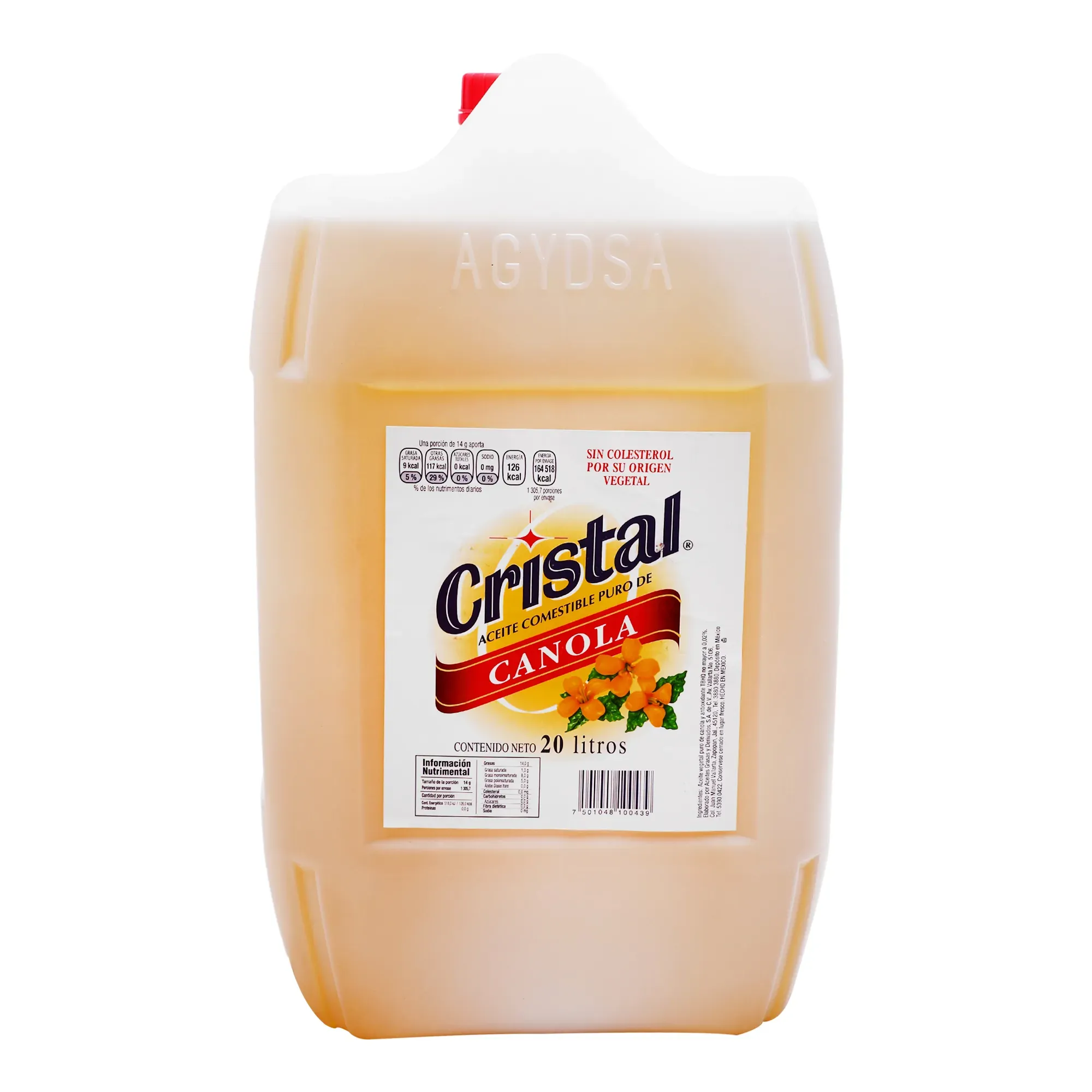 CRISTAL ACEITE CANOLA 20 L