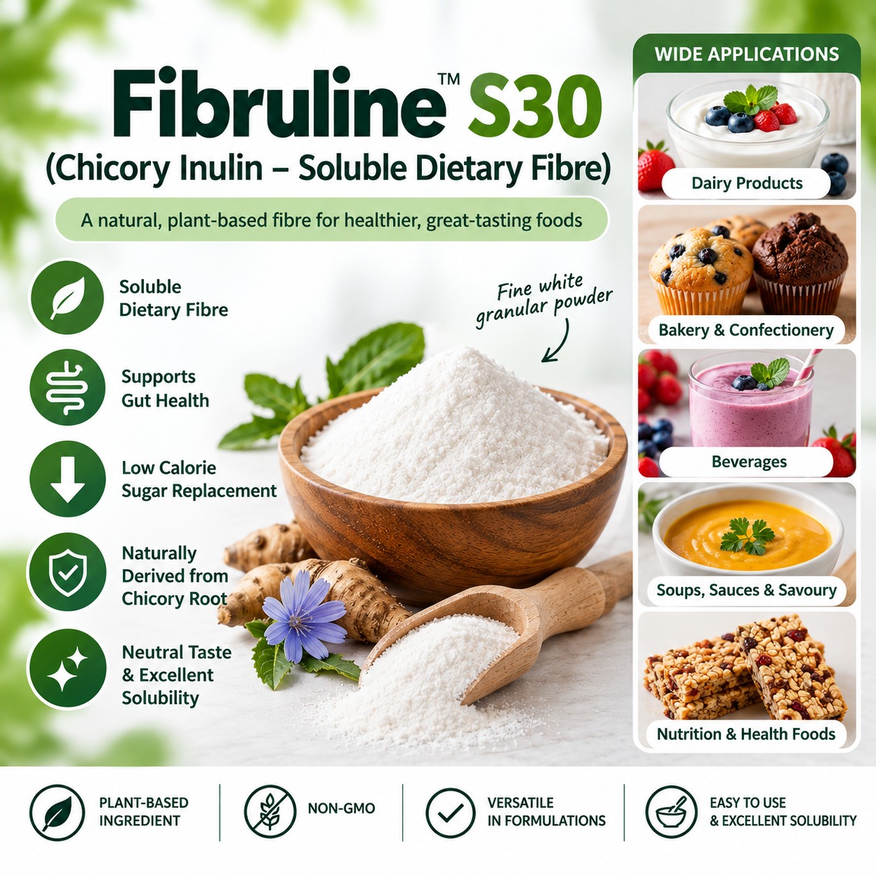 FIBRULINE S30 (PREBIOTIC FIBRE) - 20 KG FIBRULINE S30 (PREBIOTIC FIBRE) - 20 KG