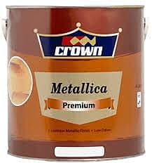 CROWN METALLICA TOP COAT SILVER 1LT