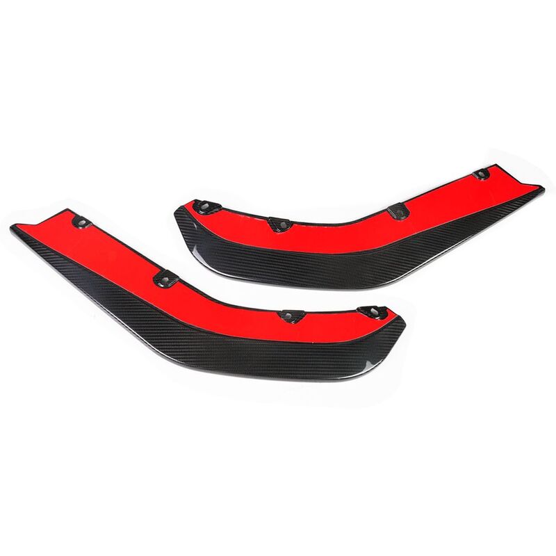 BMW G80 M3 Dry Carbon Fiber V2 Rear Bumper Corner Side Splitters (2021–2024)