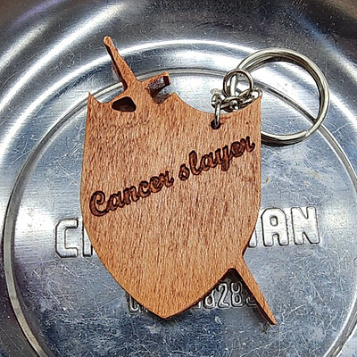 Keychain - Cancer Slayer