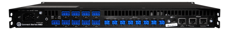 CS88D SMART AMP | 8 CHANNELS | 80 WATTS PER CHANNEL, Dante CS88D SMART AMP | 8 CHANNELS | 80 WATTS PER CHANNEL, Dante