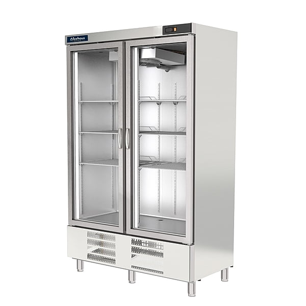 Refrigerador Profesional 2 Puertas de Cristal