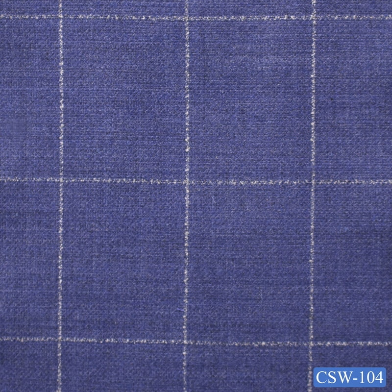 V CSW-104 ASH BLUE CHECK V CSW-104 ASH BLUE CHECK