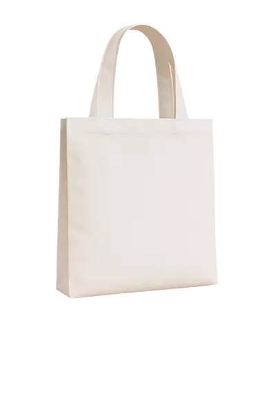 White Polyester Tote Bag