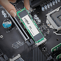 Crucial E100 2TB PCIe Gen4 2280 NVMe M.2 SSD