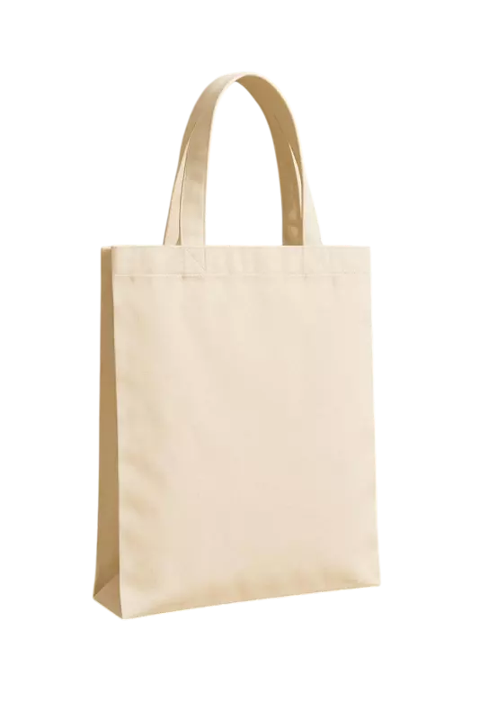 Classic Cream Canvas Tote Bag