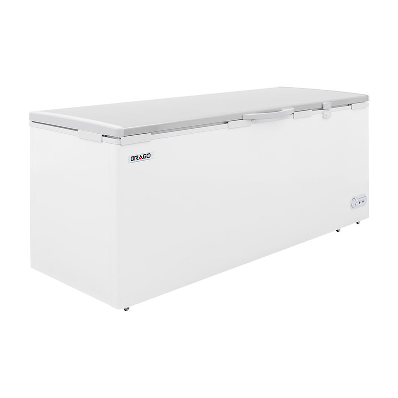 Congelador tapa de cofre CTC 20 pies cúbicos tapa de acero inoxdiable