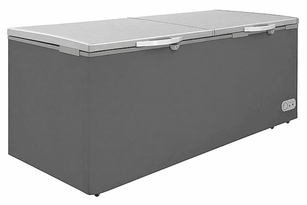 Congelador 2 tapa cofre Color Gris
