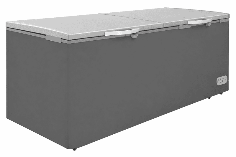 Congelador 2 tapa cofre Color Gris