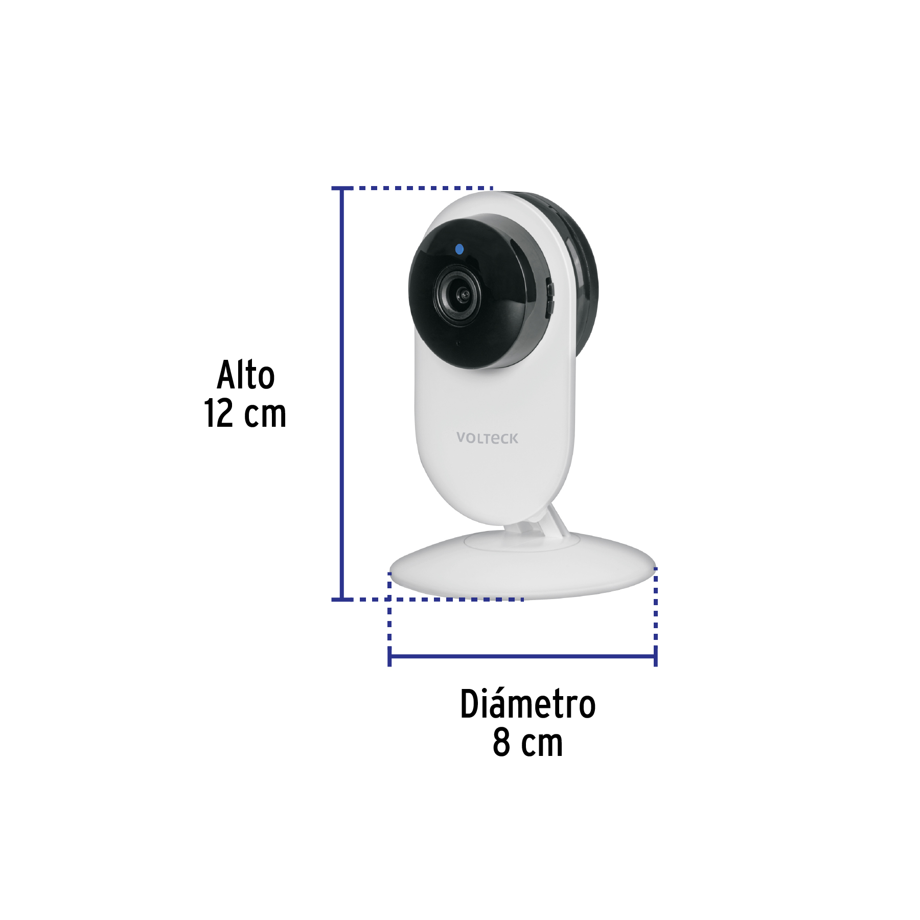 Cámara WiFi Fija 2MP, Volteck - 49558 - CTV-20W - Caja con 2 Pieza – Master 36