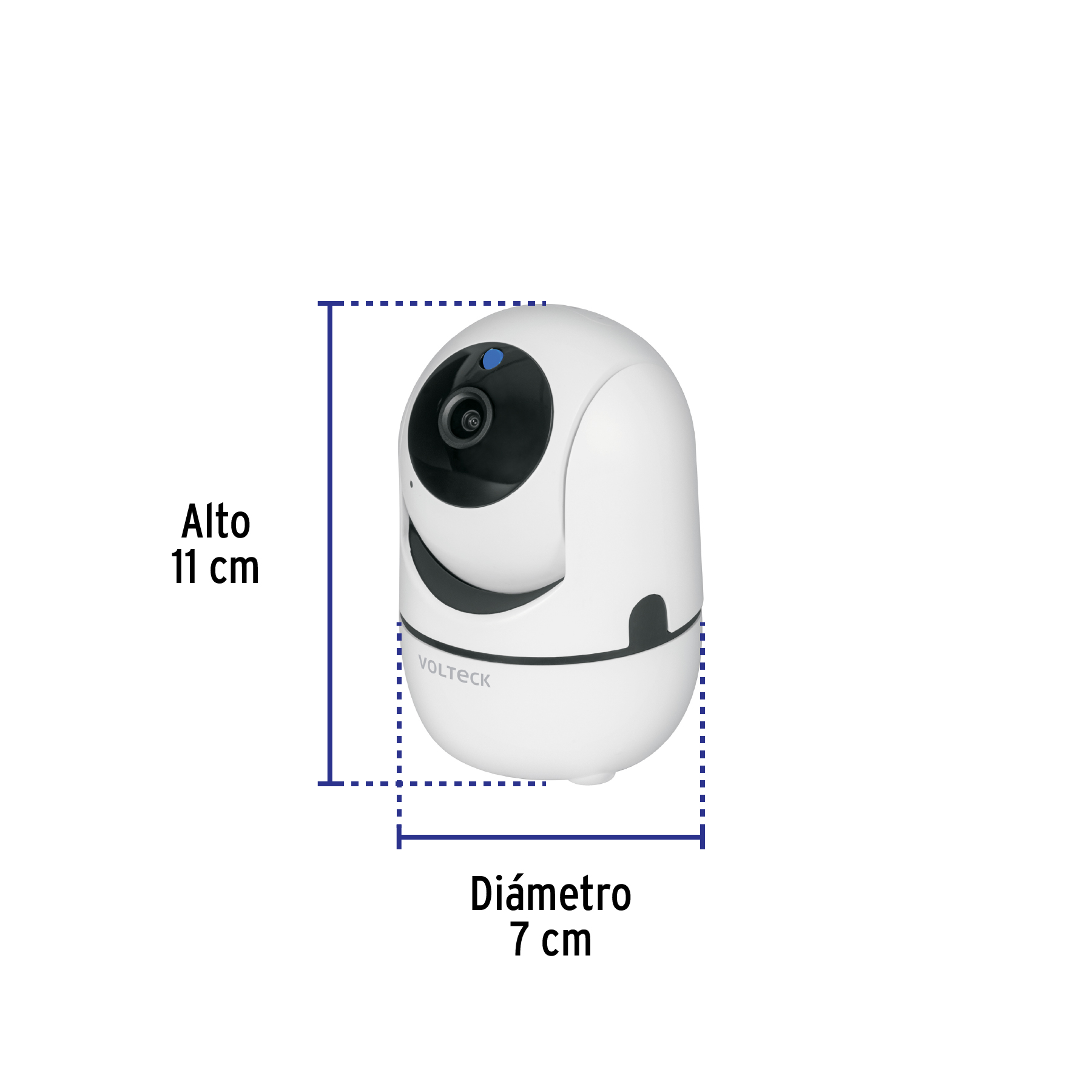 Cámara WiFi Robotizada 3MP, Volteck - 49556 - CTV-30W - Caja con 2 Pieza – Master 36