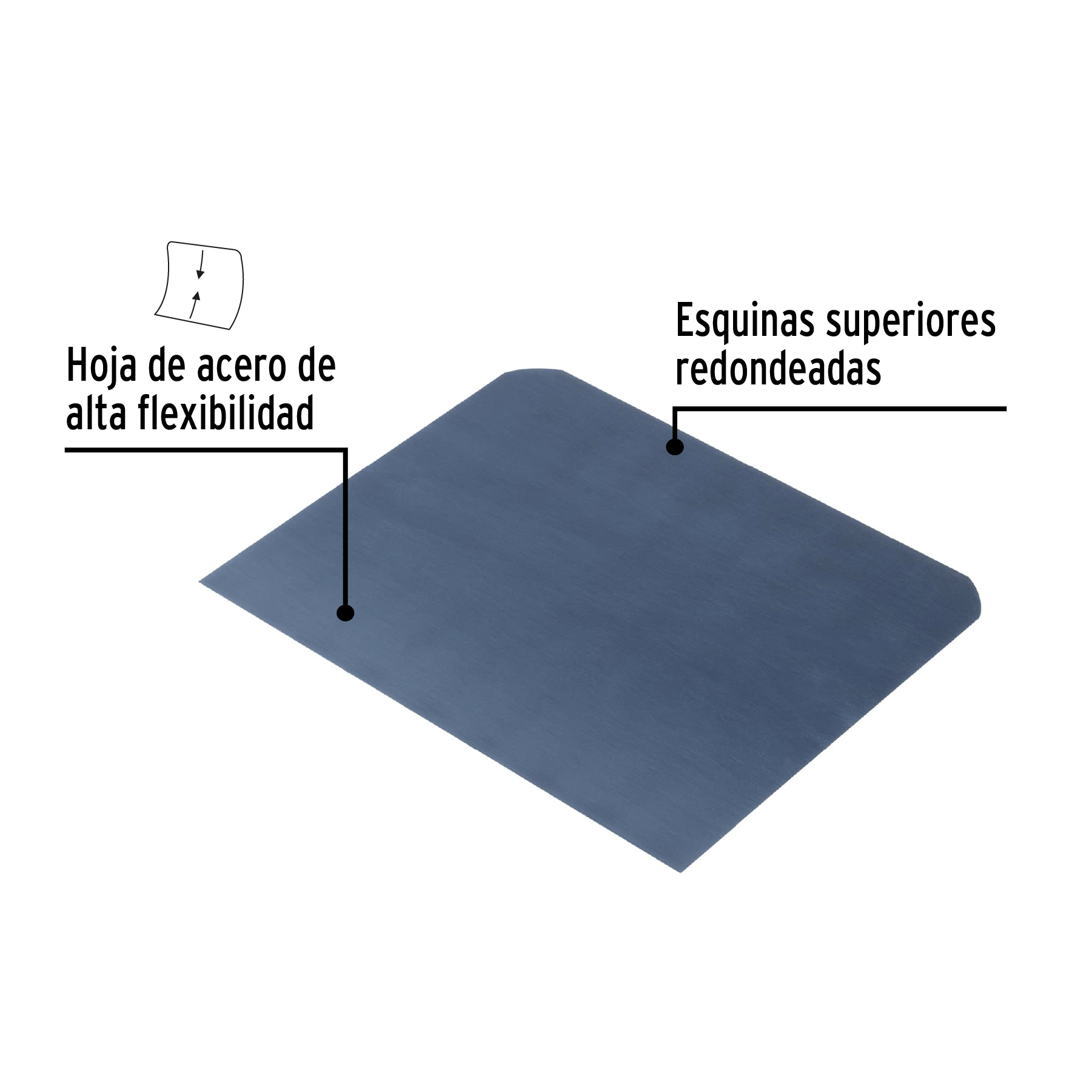 Cuña de 4 X 5', sin mango, Pretul, bolsa 20 piezas - CUÑ-45P / 21641