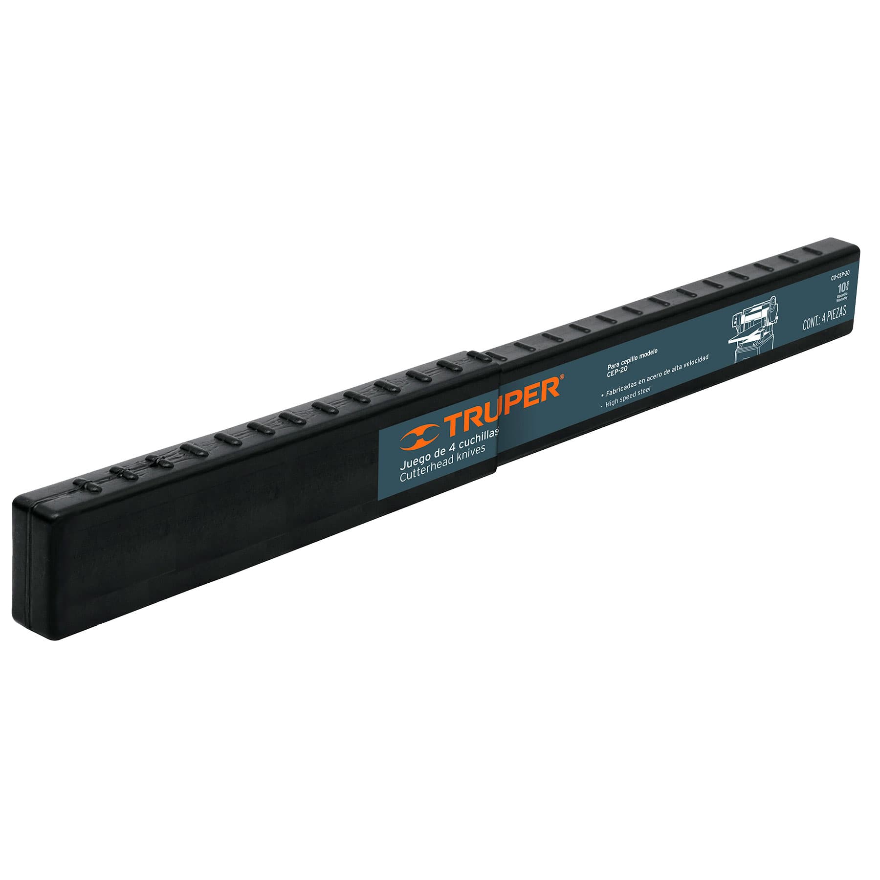 Caja con 4 cuchillas HSS para cepillo de piso CEP-20 - CU-CEP-20 / 16549