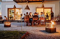 HOFATS CUBE Fire basket black