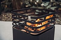 HOFATS CUBE Fire basket black