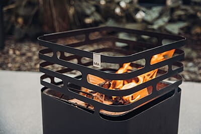 HOFATS CUBE Fire basket black HOFATS CUBE Fire basket black