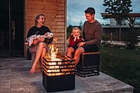 HOFATS CUBE Fire basket black