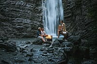 HOFATS CUBE Fire basket black