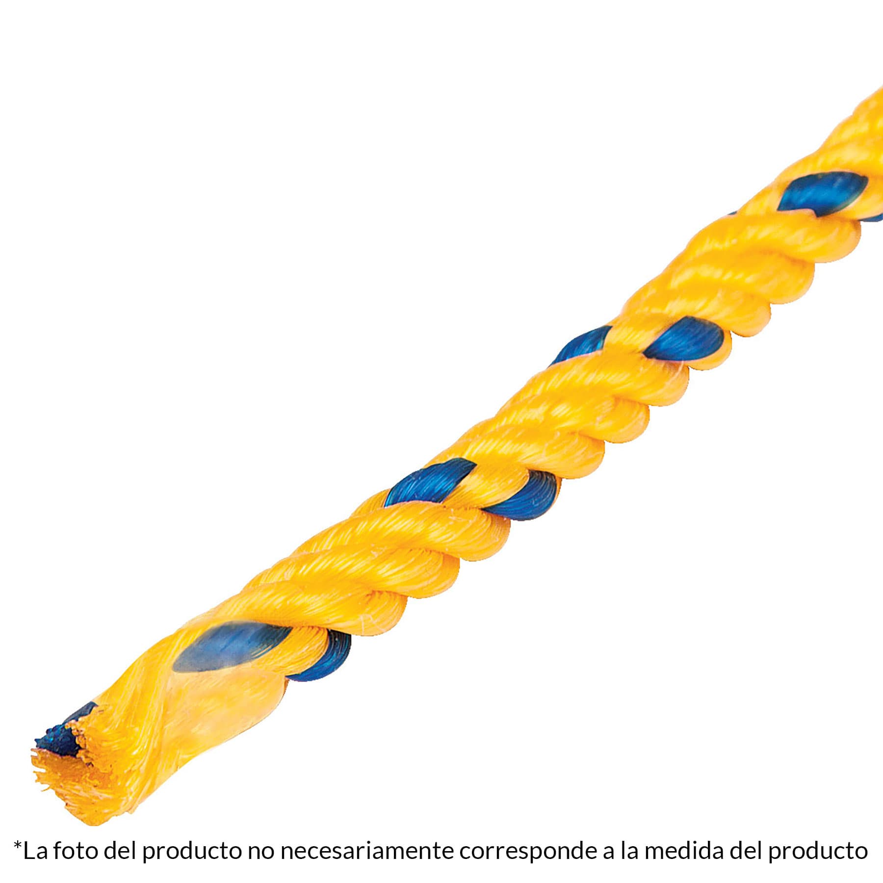 Kilo de cuerda amarilla de polipropileno 10 mm, rollo 20 kg - CUE-10 / 44487