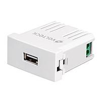 Cargador USB a la pared, 2.1A, línea Oslo, color blanco - CUSB-OB / 46086