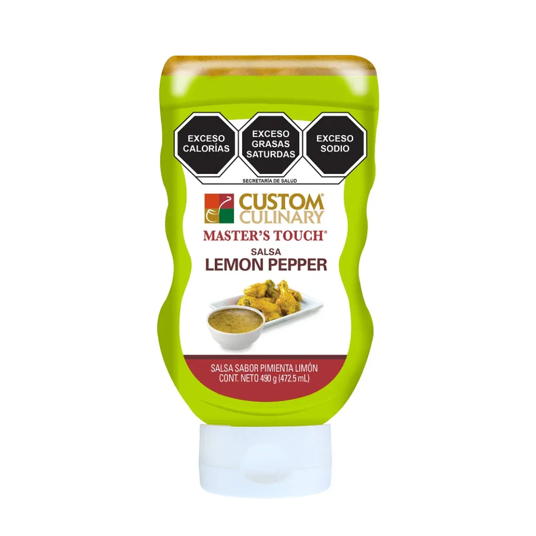 CUSTOM CULINARY SALSA LEMON PEPPER 490 GR